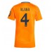 Real Madrid David Alaba #4 Dámské Venkovní Dres 2024-25 Krátkým Rukávem